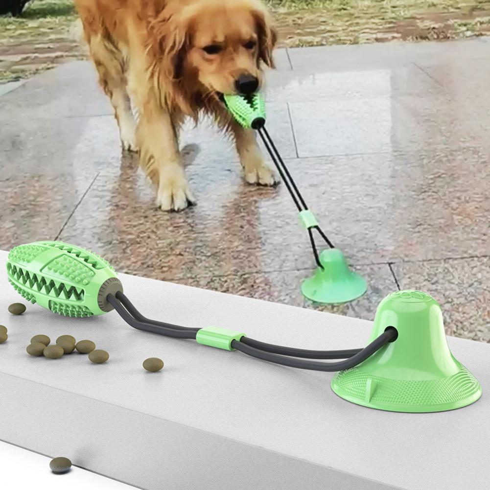 Rubber Treat Dispensing Dog Toy - Agresif Çiğneme Oyuncakları için Köpek Çiğneme