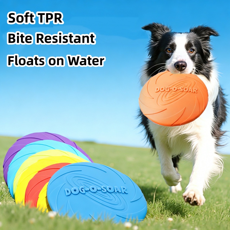 Flying Disc Dog Training Toy - Isırmaya dayanıklı uçan disk oyuncakları köpek