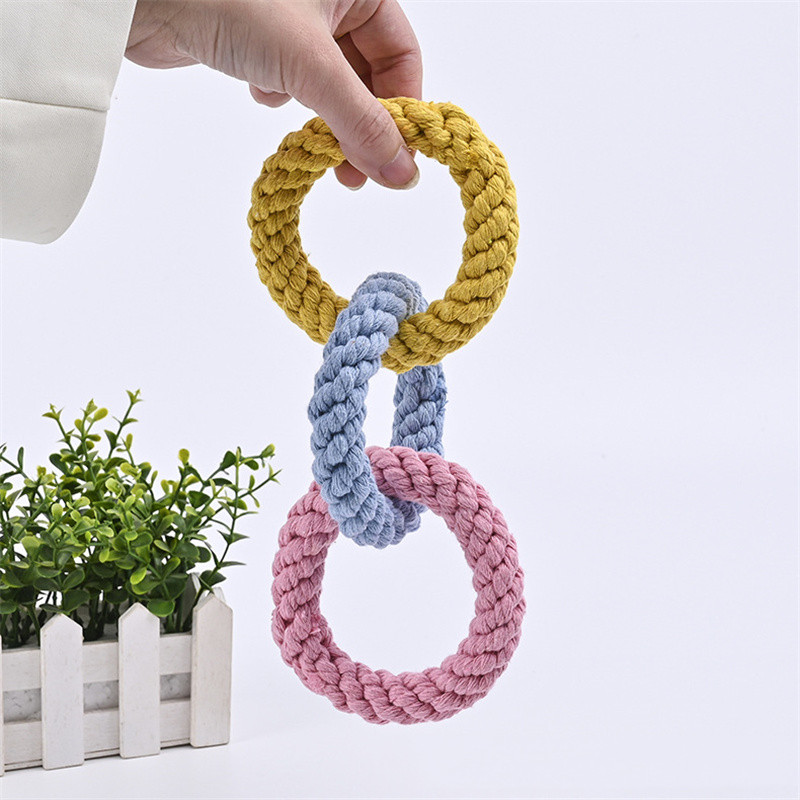 Dog Rope Toy Aggressive Chewers - 1 adet büyük sert çiğneme oyuncakları