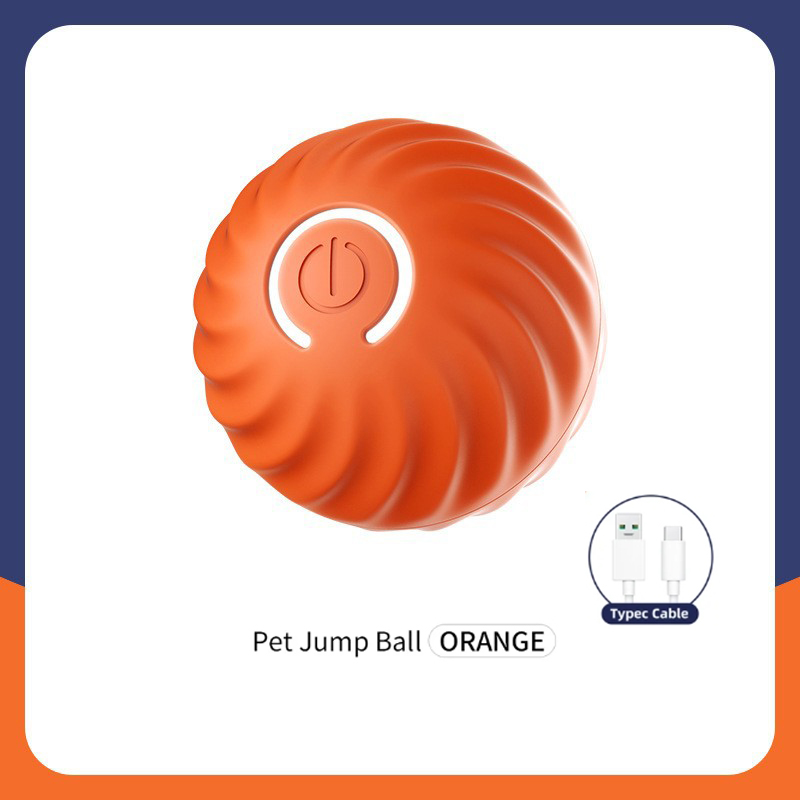 Automatic Moving Dog Ball - USB Şarjlı Otomatik Zıplayan Hareketli Evcil