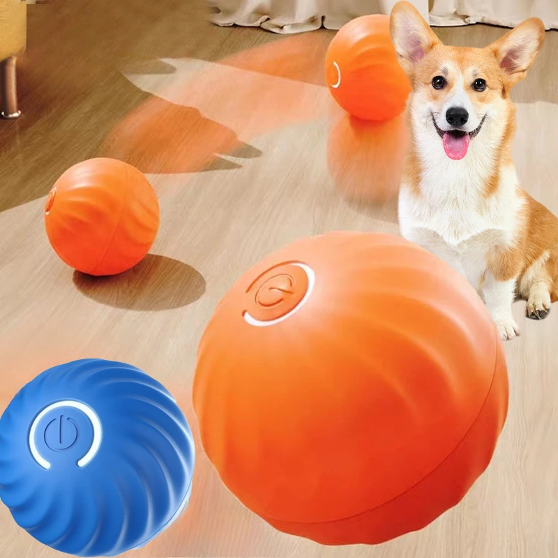 Automatic Moving Dog Ball - SS Evcil Hayvan Oyuncak Topu, Otomatik