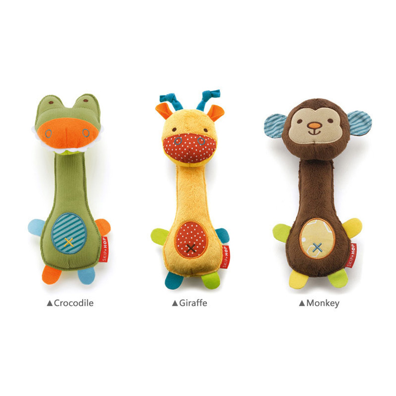 Interactive Squeaky Plush Dog Toy - Çizgi Film Hayvan Evcil Köpek Oyuncakları