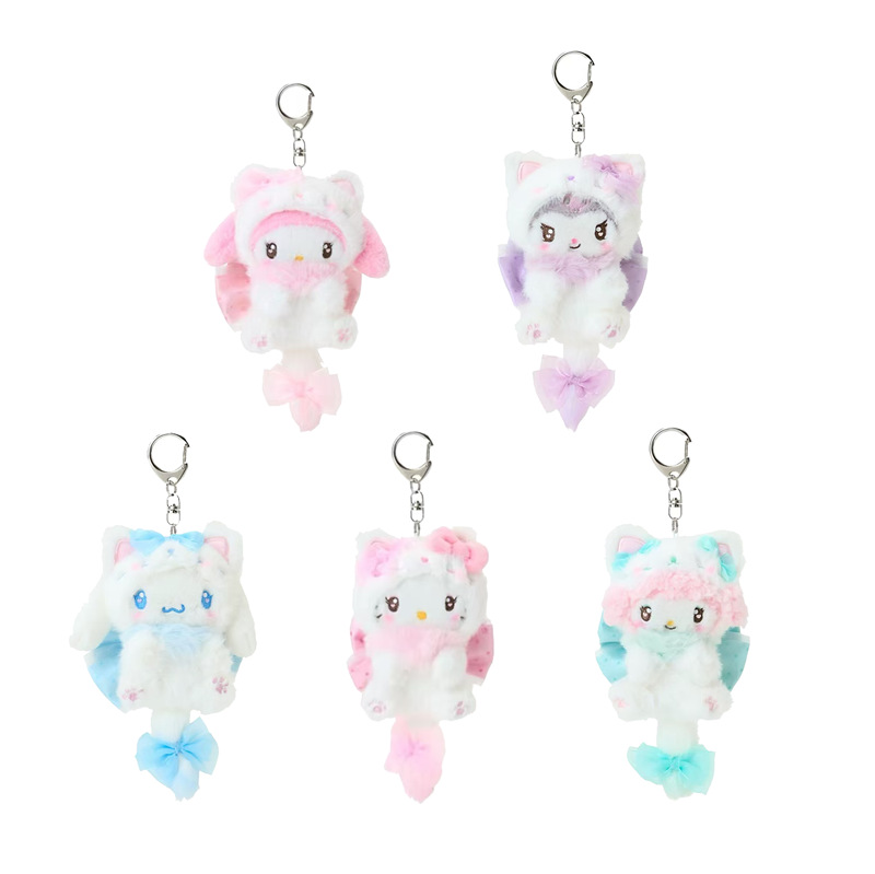 Cat Toys - Hello Kitty Krem Kedi Fiyonklu Kostüm