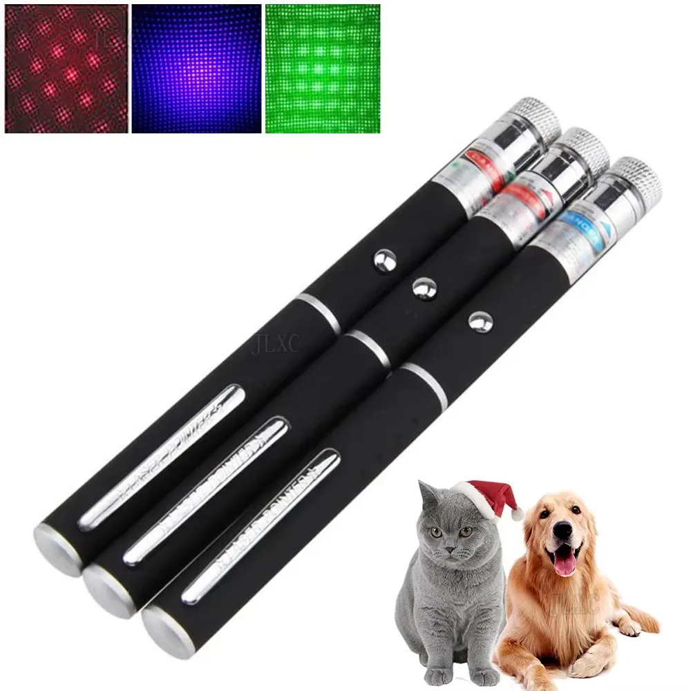 Laser Pointer Cat Toy Automatic - (Pil dahil değildir) Yeşil Kırmızı Lazer