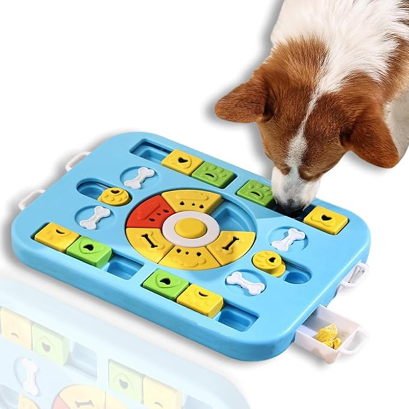 Dog Puzzle Feeder Toy - Büyük, Orta, Küçük Köpekler ve Kediler