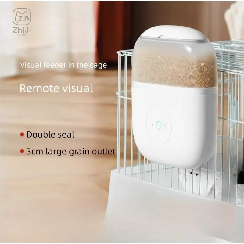 Pet Feeders - Kafes Montajlı Akıllı Zamanlamalı Tavşan Yemliği