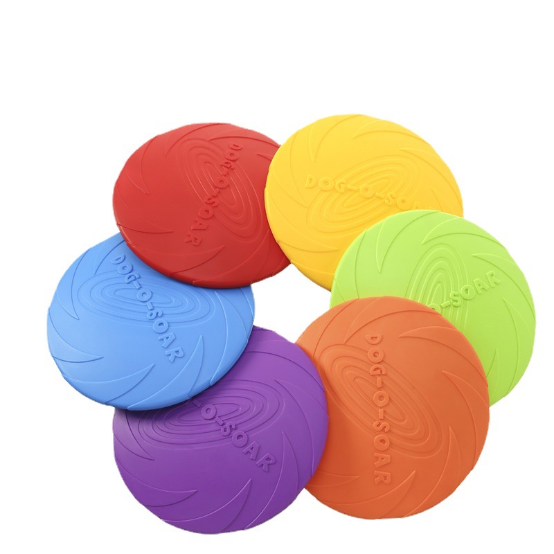 Flying Disc Dog Training Toy - Köpek Oyuncakları Silikon Uçan Disk Çok