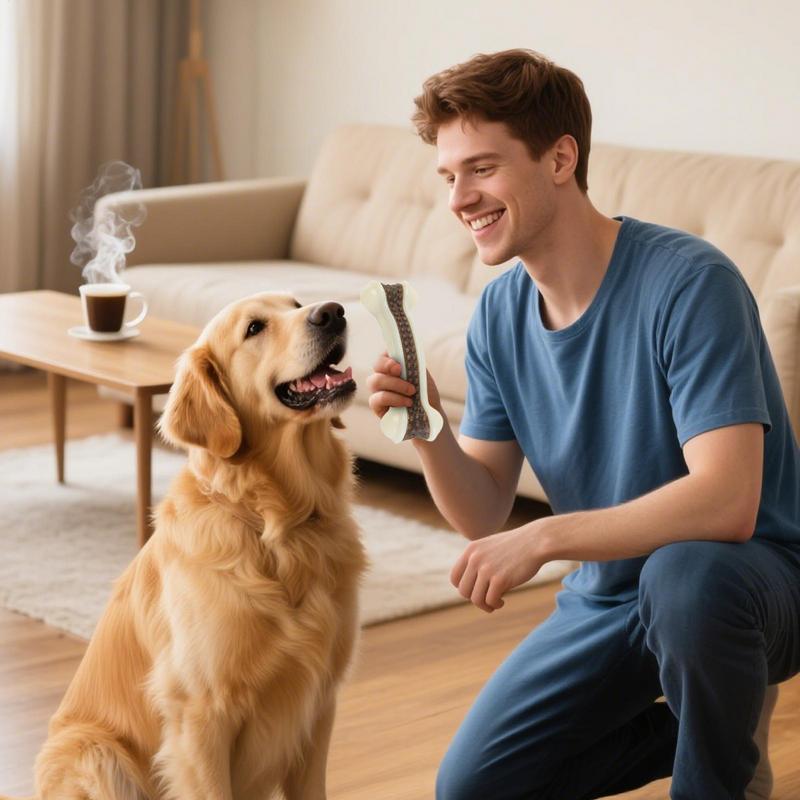 Köpek Kemik Oyuncak İnteraktif - Teeth Cleaning Dog Chew Bone incelemesi ve fiyatı