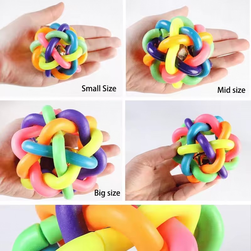 Renkli Çan Şeklinde Dokuma Oyu - Interactive Squeaky Plush Dog Toy incelemesi ve fiyatı