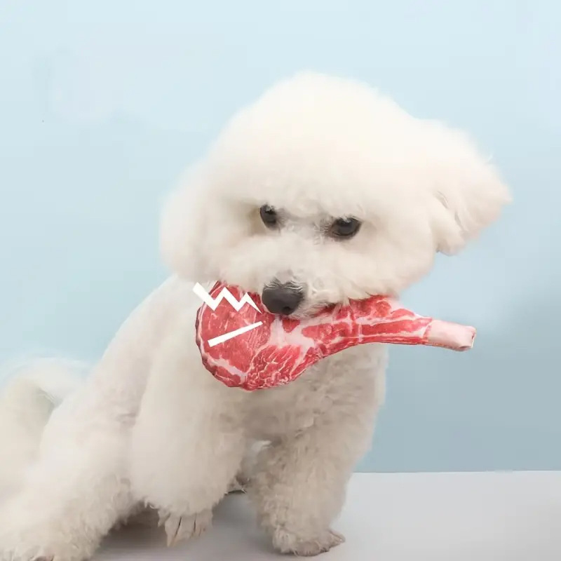 Simüle Biftek Sesli Köpek Oyun - Teeth Cleaning Dog Chew Bone incelemesi ve fiyatı