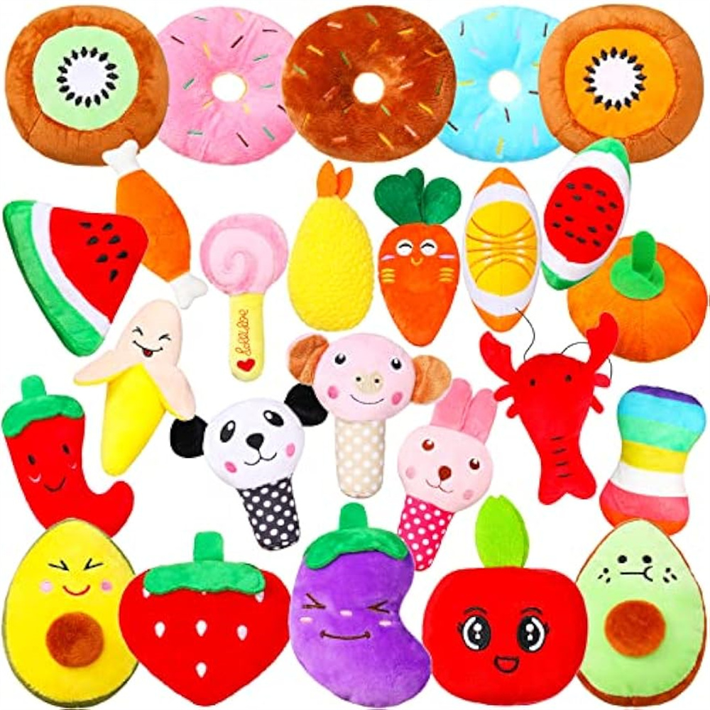 50 adet/paket köpek gıcırtılı  - Interactive Squeaky Plush Dog Toy incelemesi ve fiyatı
