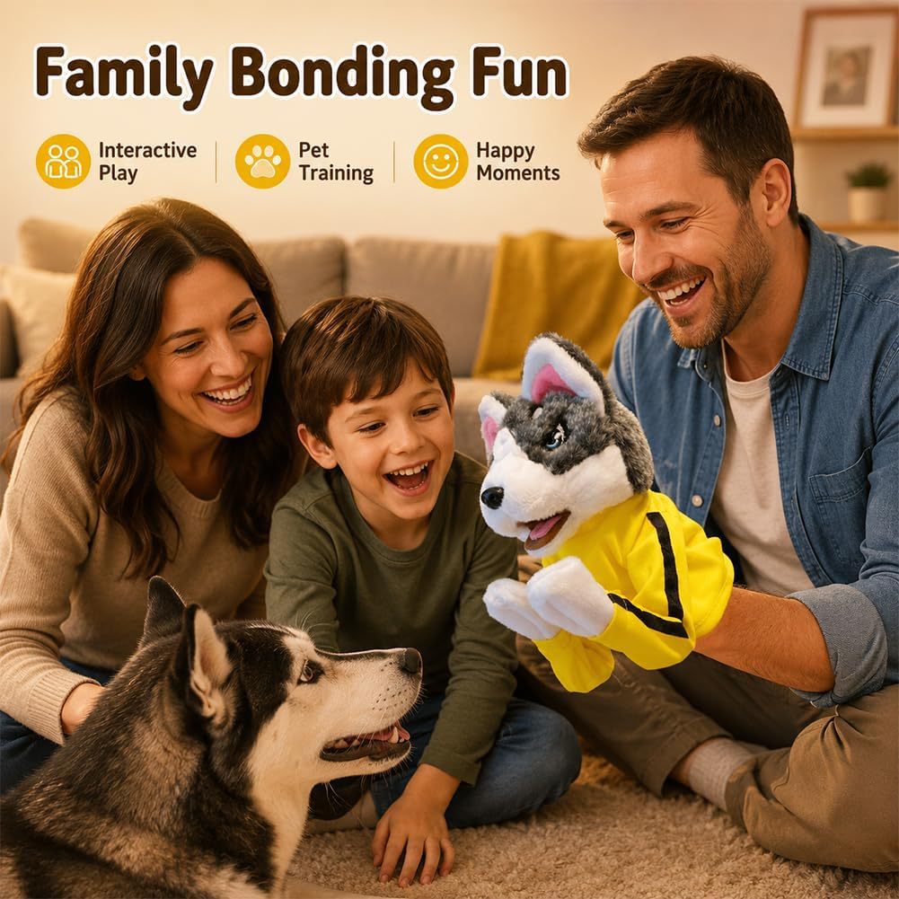 Husky Boks İnteraktif Peluş Oy - Interactive Squeaky Plush Dog Toy incelemesi ve fiyatı