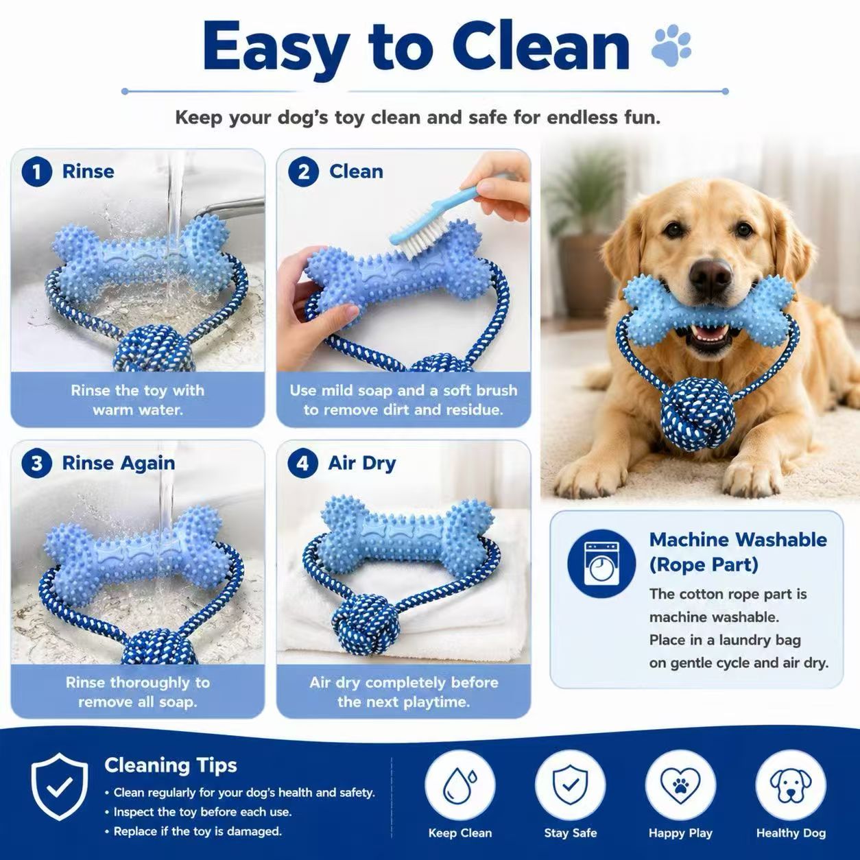 Agresif Çiğneyenler İçin Köpek - Dog Rope Toy Aggressive Chewers incelemesi ve fiyatı